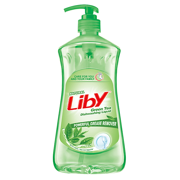 Гель для ручного миття посуду LIBY фруктів і овочів Зелений чай 1,05 л